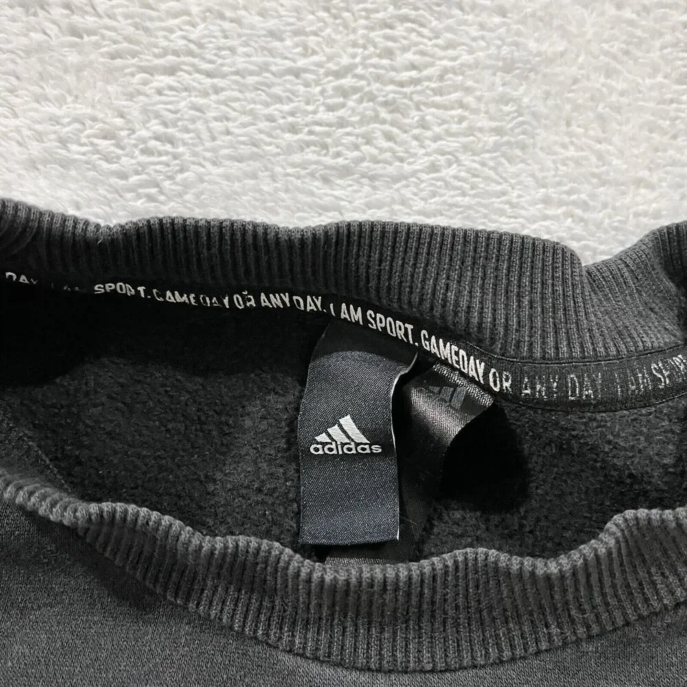 Adidas Sweater Sweatshirt Mens M‎ Black Pullover